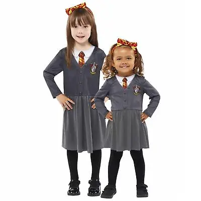 Baby Toddler Harry Potter Girls Hermione Book Day Halloween Fancy Dress Costume • £16.27