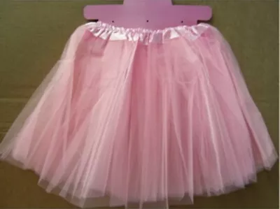 Tulle Tutu Skirt 80s Colour Women Costume Light Baby Pink Sport Team Carnival • $13