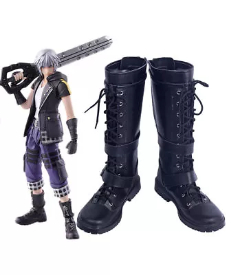 Kingdom Hearts 3 Bring Arts Riku Cosplay Shoes Boots Custom Made{p} • $35