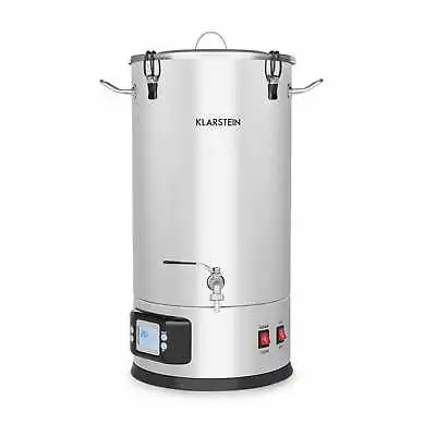 Beer Keg Mash Tank Kettle Home Brew Beer 3000W 35L LCD Touch Stainless Steel • £221.66