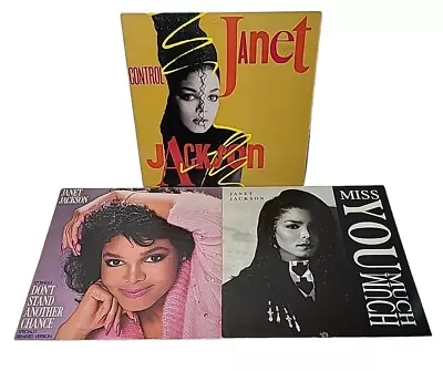 Janet Jackson 12  Vinyl Lot - Control Miss You Much & More VERY GOOD • $34.99