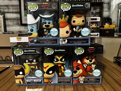 Funko Digital Pop Hanna Barbera Master Set 5 HOUND GRAIL FREDDY ROYALTY Protect • $315