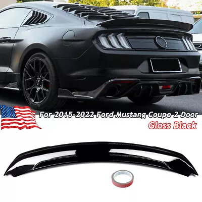 For 2015-2022 Ford Mustang GT V6 V8 Track Pack Style Trunk Spoiler Wing Painted • $77.88