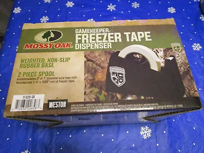 NEW Weston Mossy Oak GameKeeper Freezer Tape Dispenser & 3/4” X 1000  Tape • $17