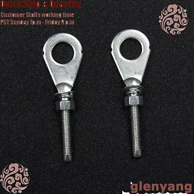 2Rear Axle Chain Puller Adjuster Tensioner For Yamaha PW80 TTR90 TTR110 GT80 YL2 • $14.75