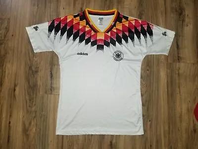 Germany Adidas Vtg Jersey Shirt Kit L Soccer Team Fifa World Cup 1994 Football • $59.99