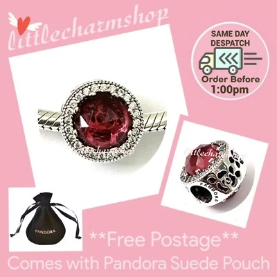 $68.30 • Buy NEW Authentic PANDORA Disney Belle’s Radiant Rose Charm - 792140NCC RETIRED