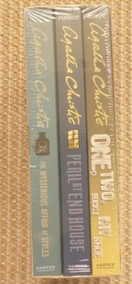 £14.50 • Buy NEW Agatha Christie Poirot Set Styles,Peril At End House, One Two Buckle My Shoe
