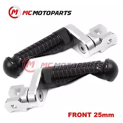 For Yamaha VMAX 1200 85-07 06 05 04 03 MPRO 25mm Extended BLACK Front Foot Pegs • $51.02