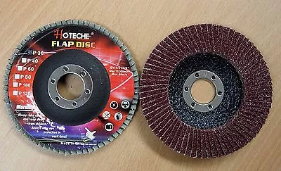 Lot Of (40) Aluminum Oxide Flap Disc Grinding Wheel 4-1/2 X7/8  36 Grit • $59.99