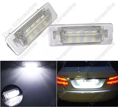 2pcs Super White LED License Plate Lights For Benz C-Class W202 Sedan Error Free • $16.09