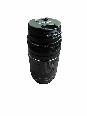 Canon Zoom Lens EF 75-300mm 1:4-5.6 III • $159