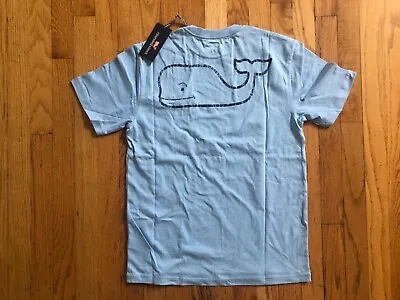 NWT Men's Vineyard Vines Vintage Jake Blue Whale Pocket T-Shirt Large $45.00 • $24.99