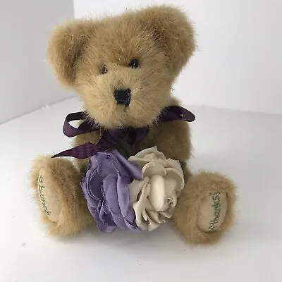 £16.14 • Buy Boyds Bear Collection 20cm Jointed Teddy 'Flora Thanksabunch' Bouquet 
