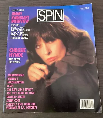 Spin Magazine 1986 Chrissie Hynde/housemartins/b-52s/richardbelzer/timbuk3 • $1.99