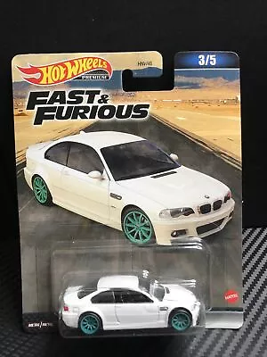 BMW M3 E46 - Fast & Furious - 2023 Hot Wheels Premium 1:64 REAL RIDERS HW Mattel • $16.95