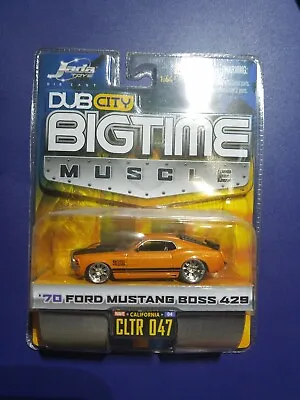$11.73 • Buy Dub City Bigtime Muscle Jada Toys '70 Ford Mustang Boss 429 1/64 Die Cast Orange