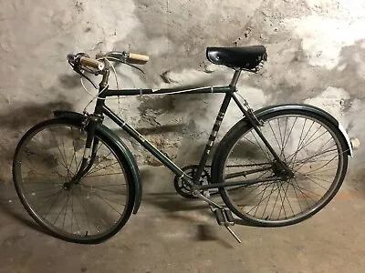 Rare 1960s Hercules Nottingham Vintage 3-Speed Cruiser Bicycle Green • $765