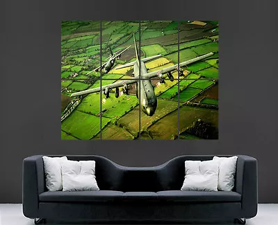 Lockheed C130 Hercules Poster Raf Aeroplane Print Picture Giant Huge • £18.75