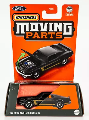 2024 Matchbox Moving Parts #26 1969 Ford Mustang Boss 302 RAVEN BLACK | FSC • $4.99