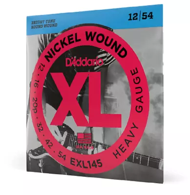 D'Addario EXL145 Nickel Wound Heavy 12-54 Guitar Strings  • $8.65