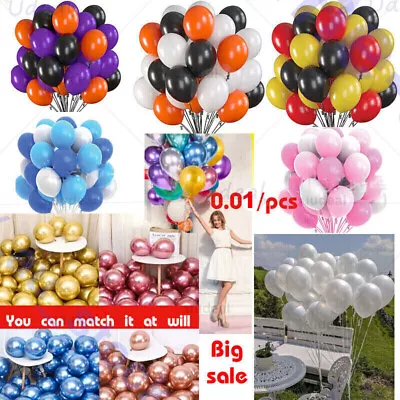 200X 5 Inch Confetti Latex Balloon Set Birthday Wedding  Party Decoration 200PCS • $3.90