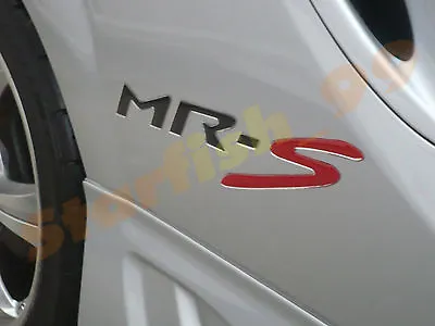 1 Piece Real 3d Glossy Carbon Fiber Midship Mr-s Jdm Body Emblem Mr2 Spyder Mrs • $42