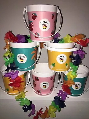 Rum Buckets From Malibu.  6 Pieces   32 Oz Buckets 3 Colors • $18