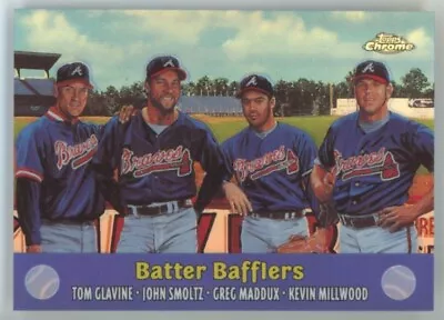 2000 Topps Chrome Combos Refractor TC2 Glavine/Smoltz/Maddux/Millwood • $49.99