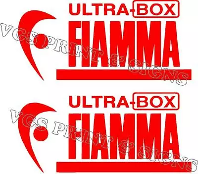 £5.39 • Buy 2 X Fiamma Ultra Box Caravan/motorhome  Decals Stickers Choice Of Colours #001