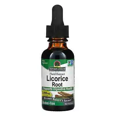 Nature's Answer Licorice Root Fluid Extract Alcohol-Free 2000 Mg 1 Fl Oz ( • £19.90