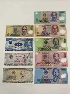 Vietnamese Dong 500000/200000/100000/50000 + More Banknote | SHIP FROM USA • $79.99