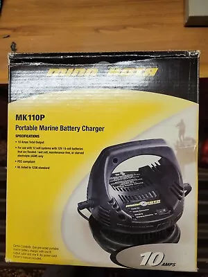 Minn Kota MK110P Portable Marine Battery Charger 10 Amps • $55