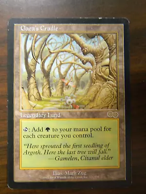 MTG Urza's Saga Gaea's Cradle Rare Land Lightly Played - Excellent Condition #5 • $729.99