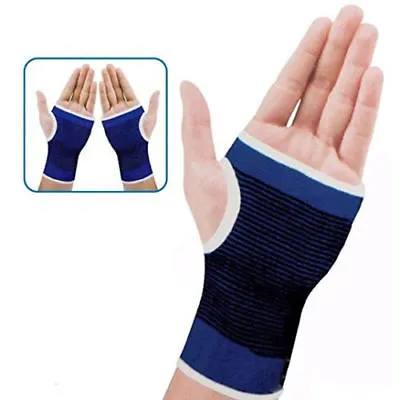 Blue Palm Hand Wrist Thumb Splint Brace Support Pain Relief Fits Left And Right • £2.98