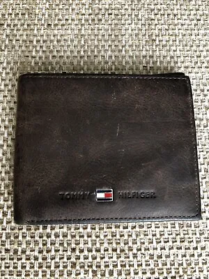 £12 • Buy Tommy Hilfiger Brown Leather Wallet Mens