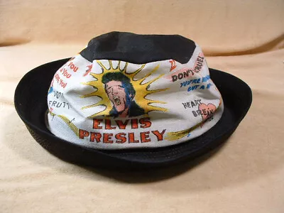 Original 1950's Elvis Presley Fan Club Vintage Bucket Hat • $37