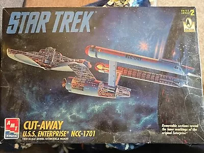 AMT ERTL Star Trek Cut-Away USS Enterprise NCC-1701  1/650 Scale Model Kit  • $19.99