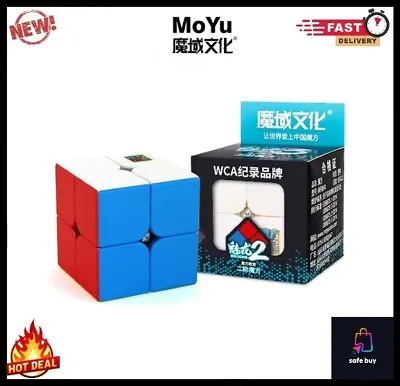 2x2x2 Cube Speed MeiLong 2x2 Toy Twist Puzzle Mini Pocket Magic Professional NEW • $7.90