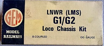 Gem Lms/lnwr G1/g2 Locomotive Chassis Kit Oo Gauge 8 Coupled • £12