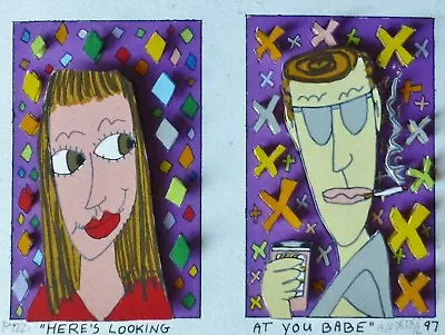 James Rizzi Here's Looking At You Babe 1997 Hand Signed 3-D Serigraph Pop Art • $580