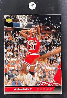 1992-93 Upper Deck - Game Faces - Michael Jordan - #488 - MVP - HOF - EX • $0.75