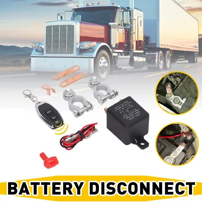 12V Battery Disconnect Isolator Power Cut -Off Switch Master Car Remote Control • $20.99