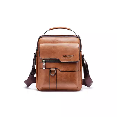 Men Leather Hiking Shoulder Bag Crossbody Bag Business Messenger Bag Handbag • $29.99