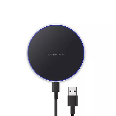 30W Wireless Charger Fast Charging Mat For Samsung Galaxy Z Flip5 S24 S23 Note20 • £11.99