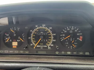 Mercedes W124 190mph AMG Speedometer Cluster Repro With ASR • $499.99