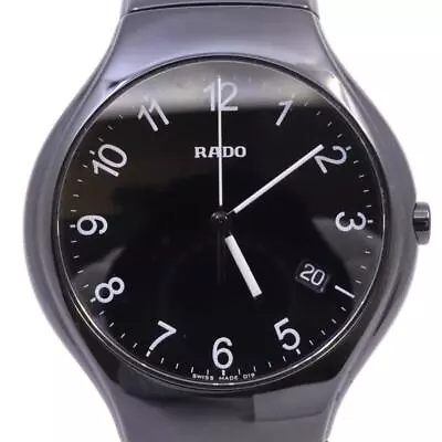 RADO DiaStar Ceramic 115.0653.3 Quartz All Black Bracelet Mens Watch • $470