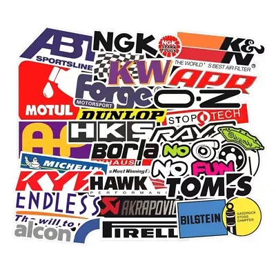 100 PCS JDM Stickers Pack Motorcycle Racing Car Motocross Helmet ATV Decals • $3.90