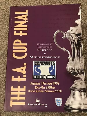 1997 FA Cup Final Chelsea V Middlesbrough • £5.95