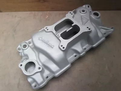 Say Why-And Weiand 7502 Intake Manifold Small Block Chevy Rare Vintage Nostalgia • $269.99